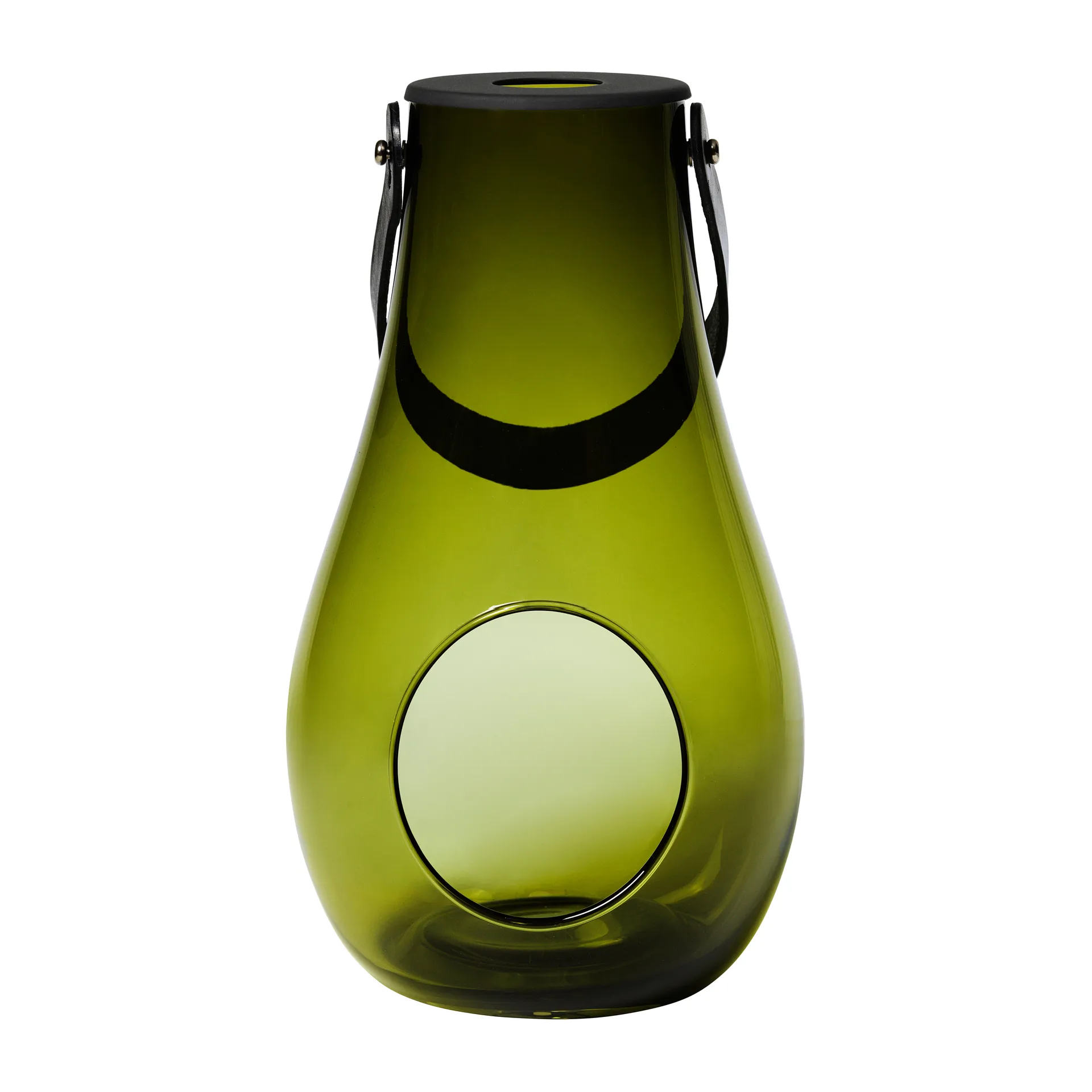 Design With Light waxinelichtjeshouder olijfgroen, 29 cm Holmegaard