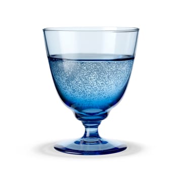 Flow glas op voet 35 cl - Blauw - Holmegaard