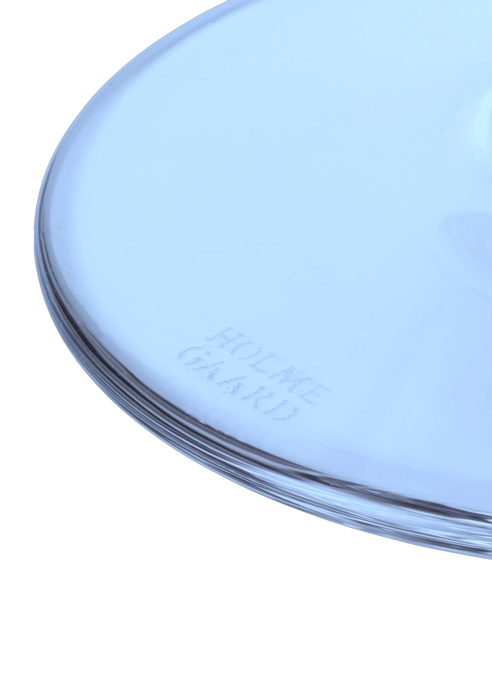 Flow glas op voet 35 cl, Donkerblauw Holmegaard