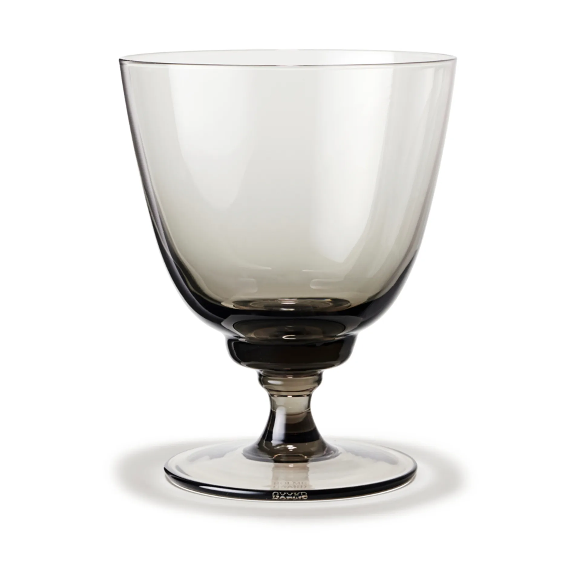 Flow glas op voet 35 cl, Smoke Holmegaard