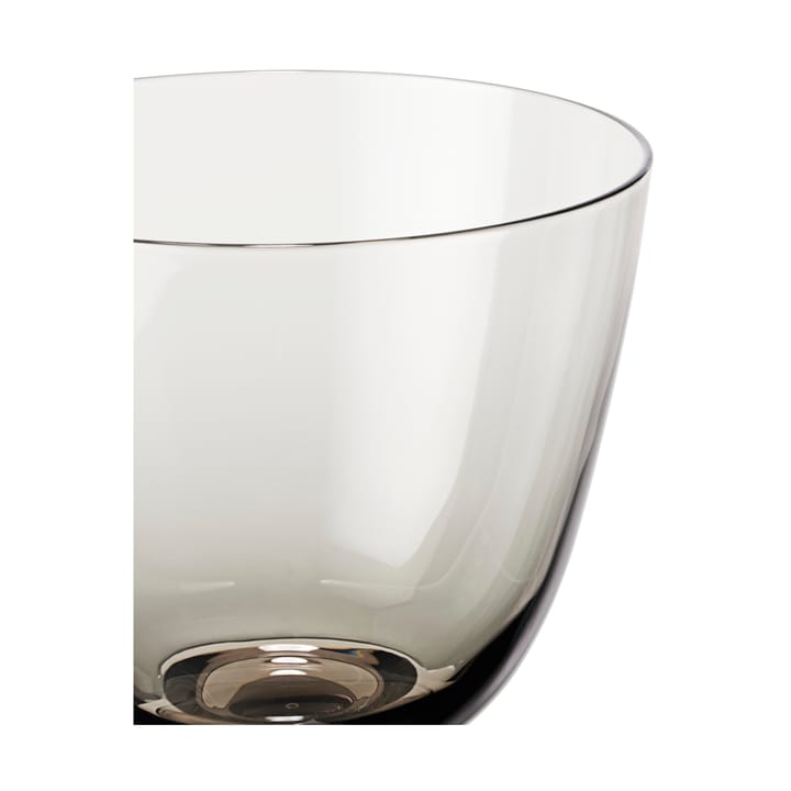 Flow glas op voet 35 cl - Smoke - Holmegaard