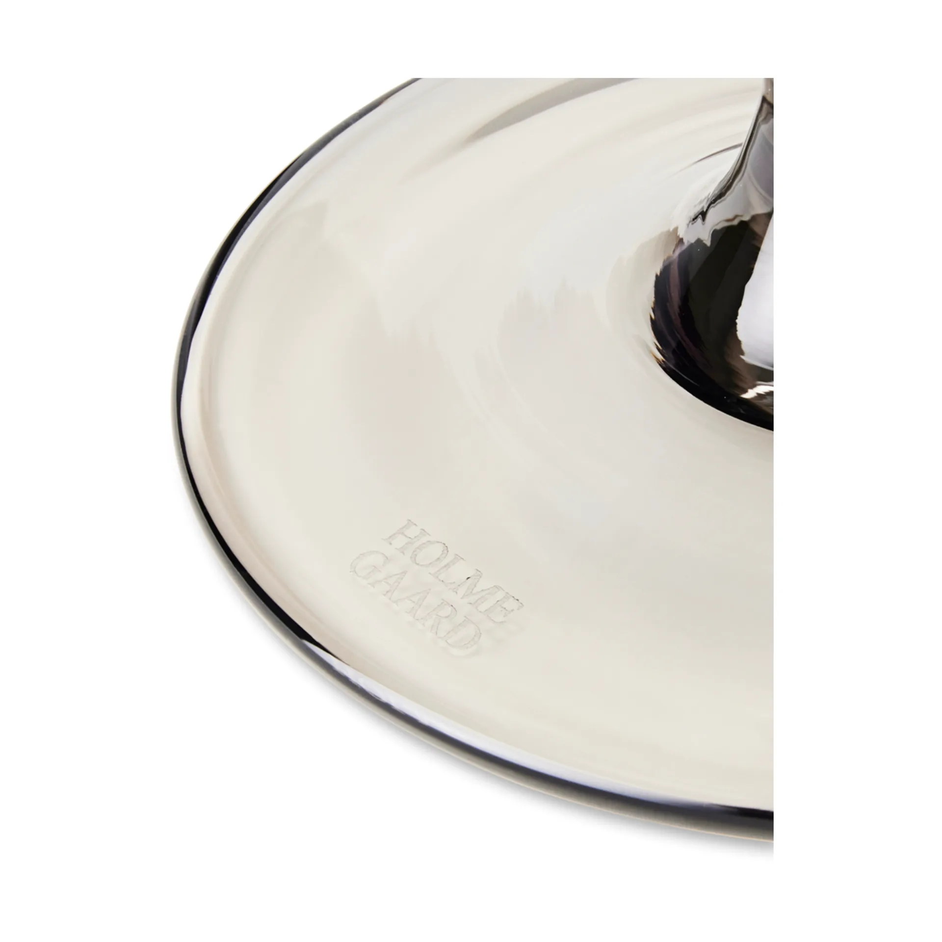 Flow glas op voet 35 cl, Smoke Holmegaard