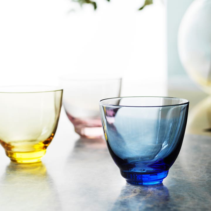 Flow waterglas 35 cl, Blauw Holmegaard