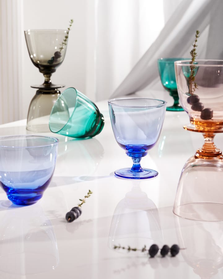 Flow waterglas 35 cl, Donkerblauw Holmegaard