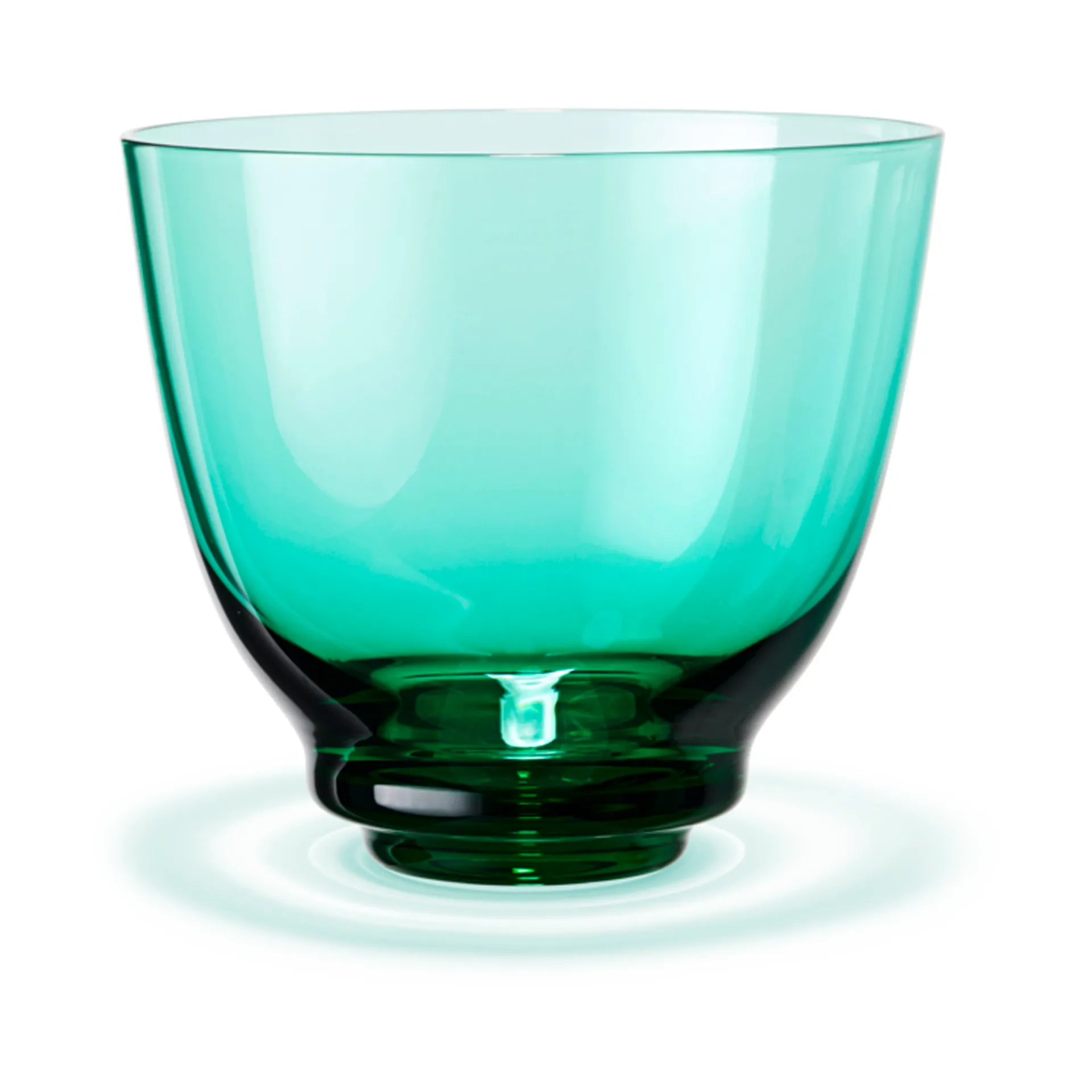 Flow waterglas 35 cl, Emerald green Holmegaard