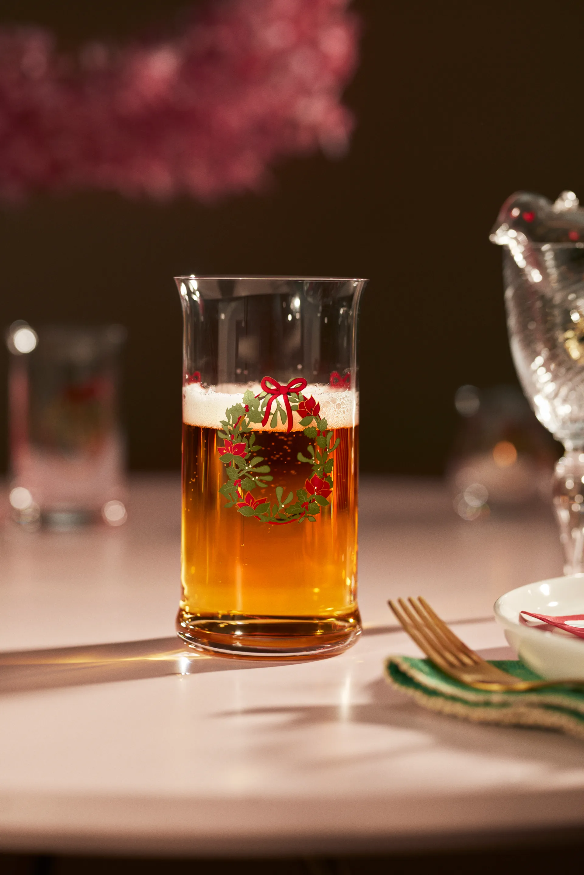 Holmegaard Christmas kerst bierglas 50 cl, 2025 Holmegaard