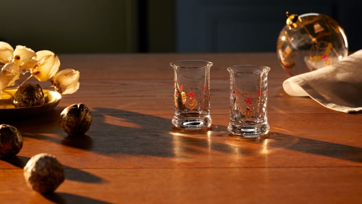 Holmegaard Christmas kerst borrelglas 2-pack, 2023 Holmegaard