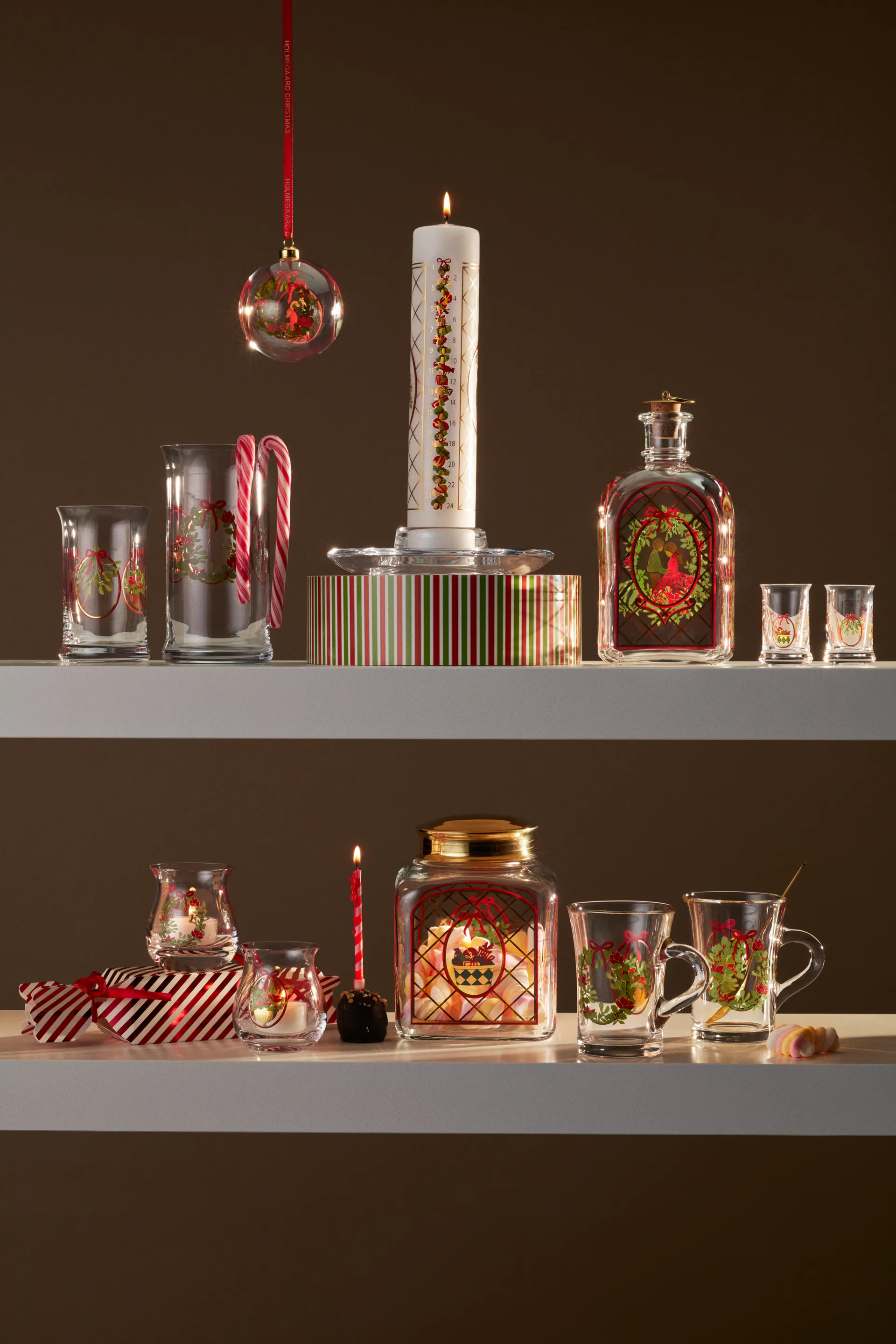 Holmegaard Christmas kerst borrelglas 2-pack, 2025 Holmegaard