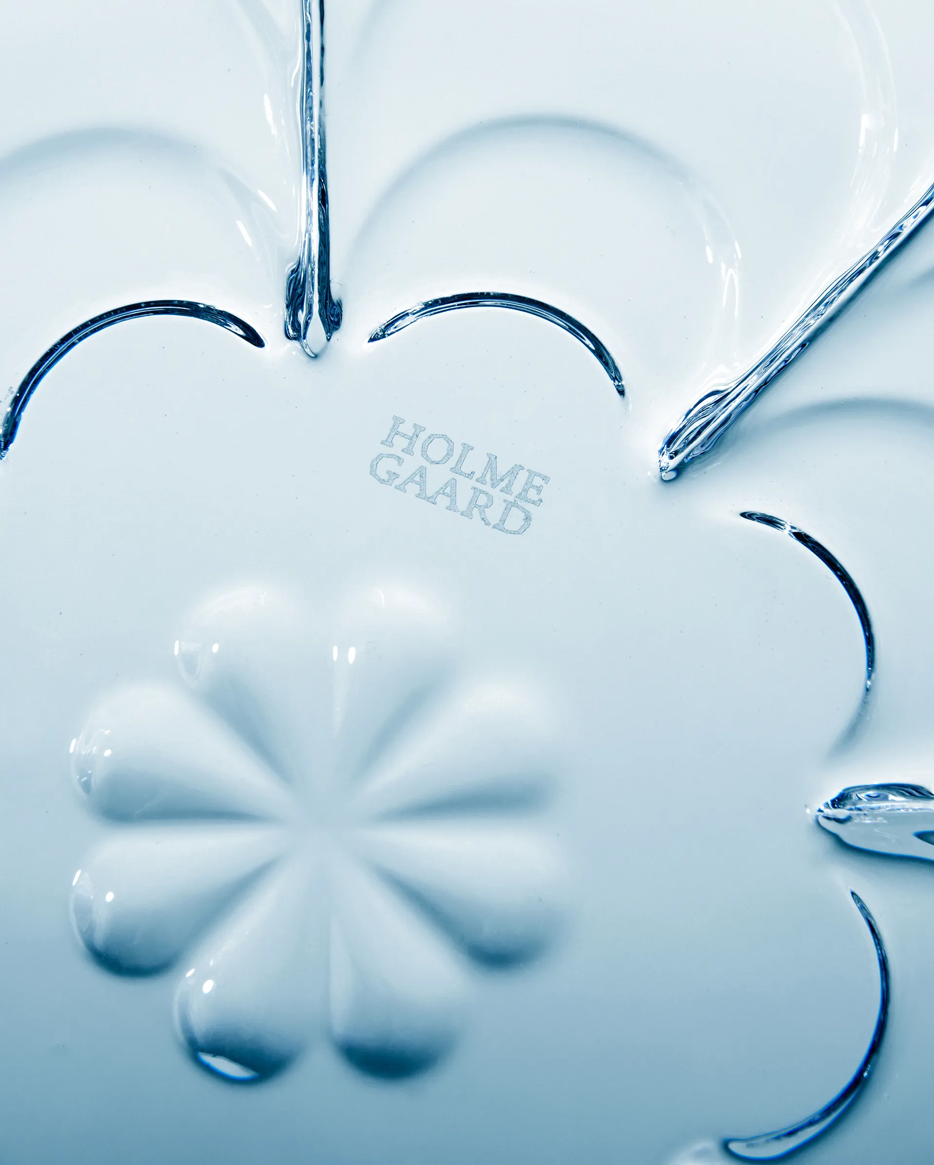 Lily dessertbord Ø16 cm 2-pack, Blue iris Holmegaard