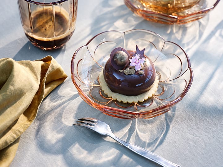 Lily dessertbord Ø16 cm 2-pack, Toffee rose Holmegaard