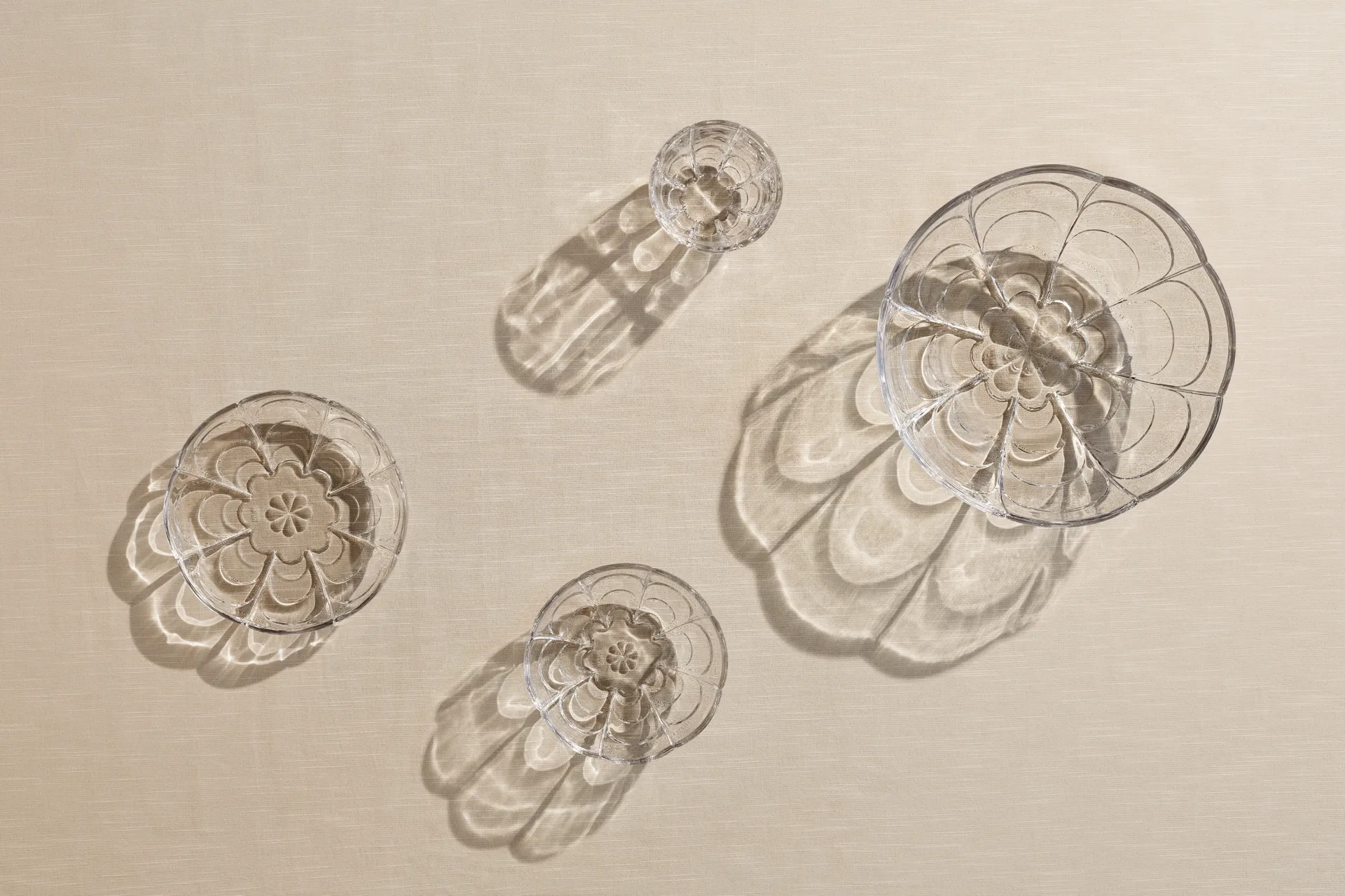 Lily dessertbord Ø16 cm 2-pack, Transparant Holmegaard