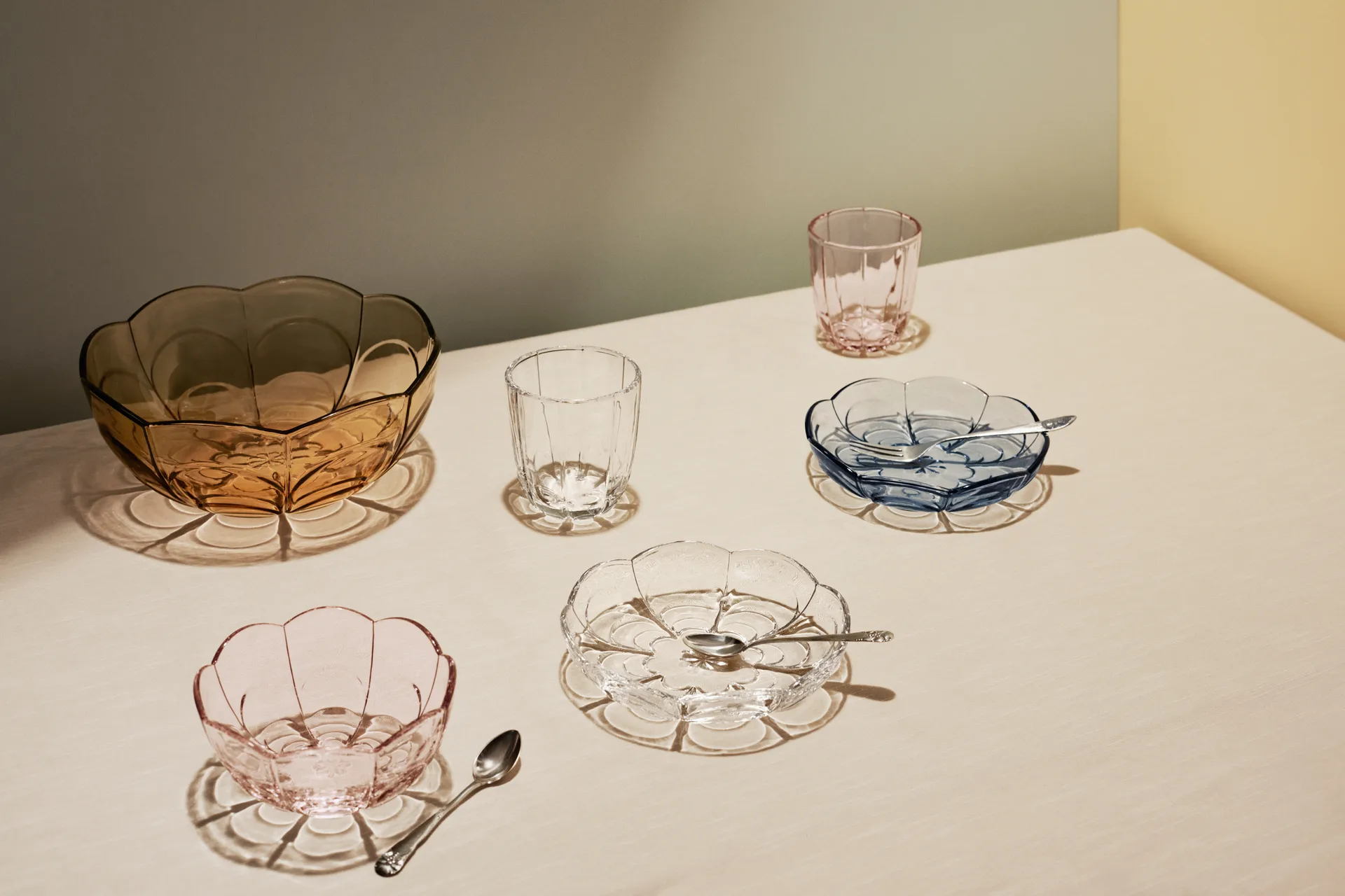 Lily dessertbord Ø16 cm 2-pack, Transparant Holmegaard