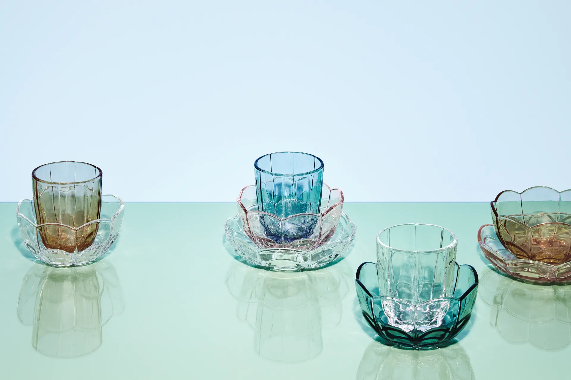 Lily dessertbord Ø16 cm 2-pack, Transparant Holmegaard