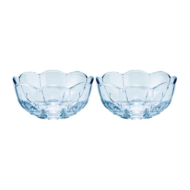 Lily kom Ø13 cm 2-pack - Blue iris - Holmegaard