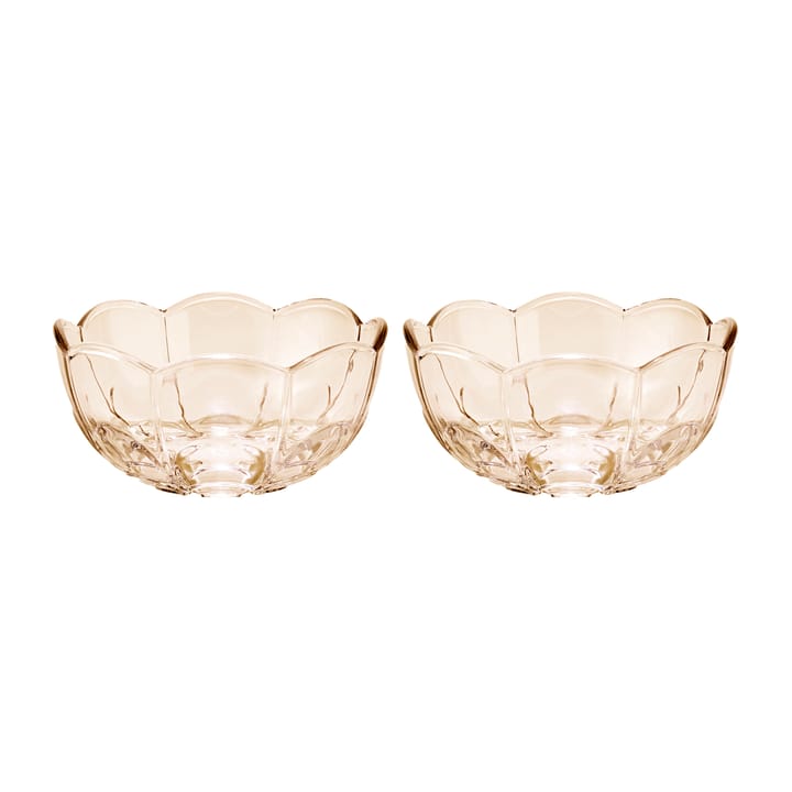 Lily kom Ø13 cm 2-pack - Toffee rose - Holmegaard