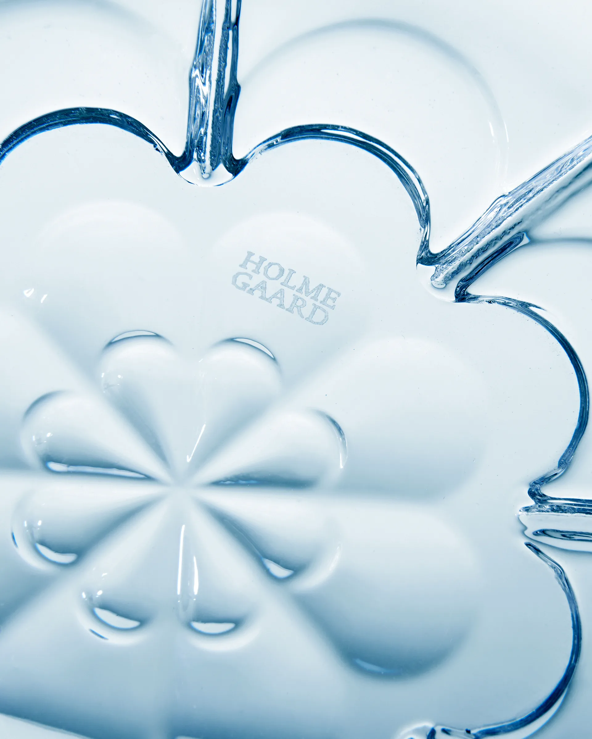 Lily kom Ø23 cm, Blue iris Holmegaard