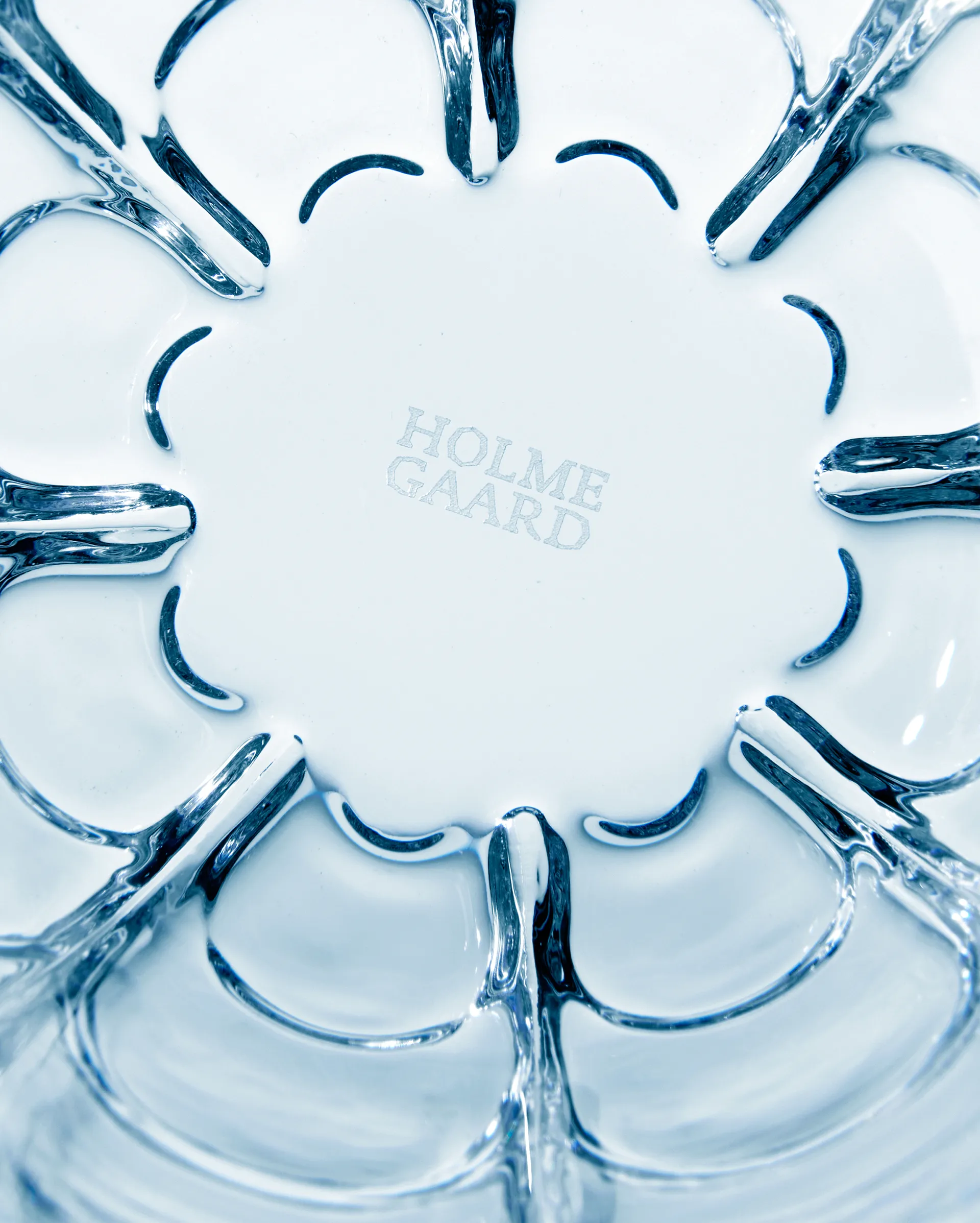 Lily waterglas 32 cl 2-pack, Blue iris Holmegaard