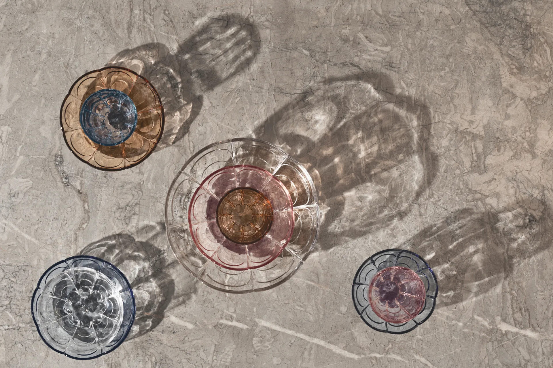 Lily waterglas 32 cl 2-pack, Blue iris Holmegaard