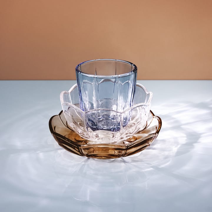 Lily waterglas 32 cl 2-pack, Blue iris Holmegaard