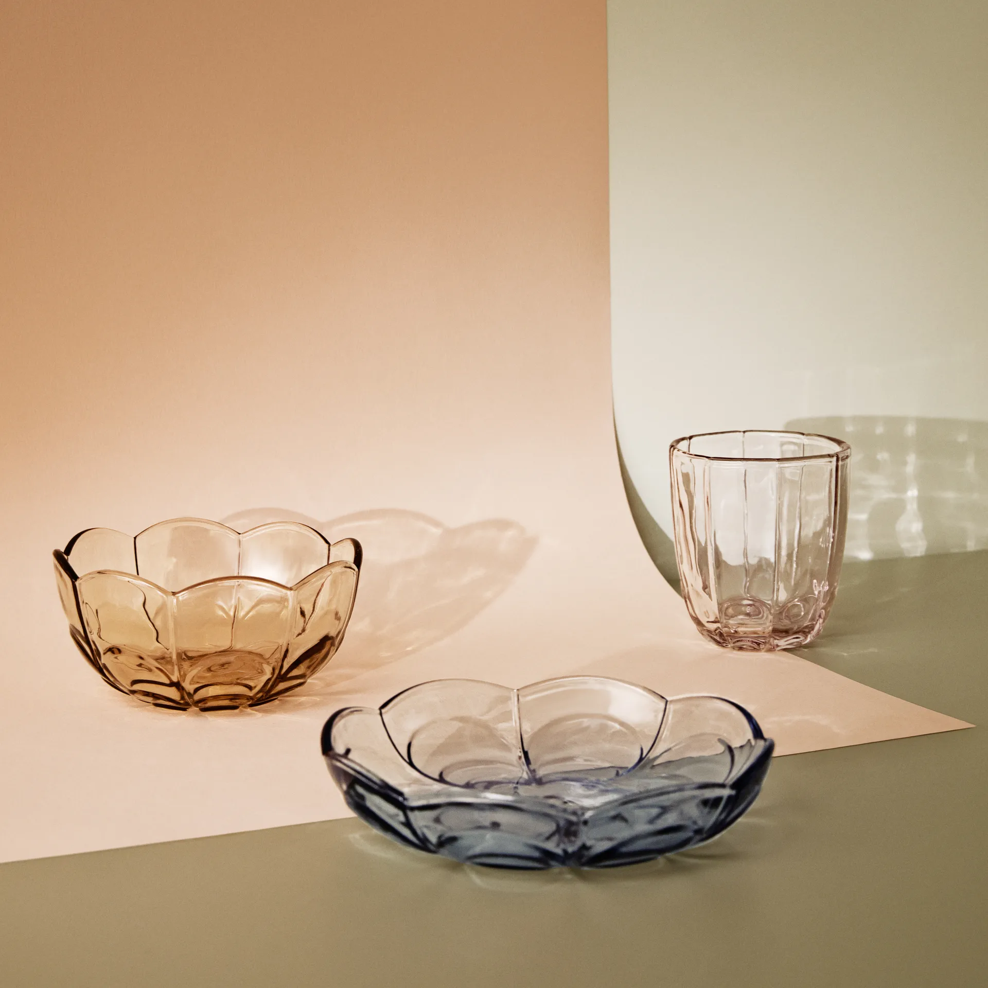 Lily waterglas 32 cl 2-pack, Cherry blossom Holmegaard
