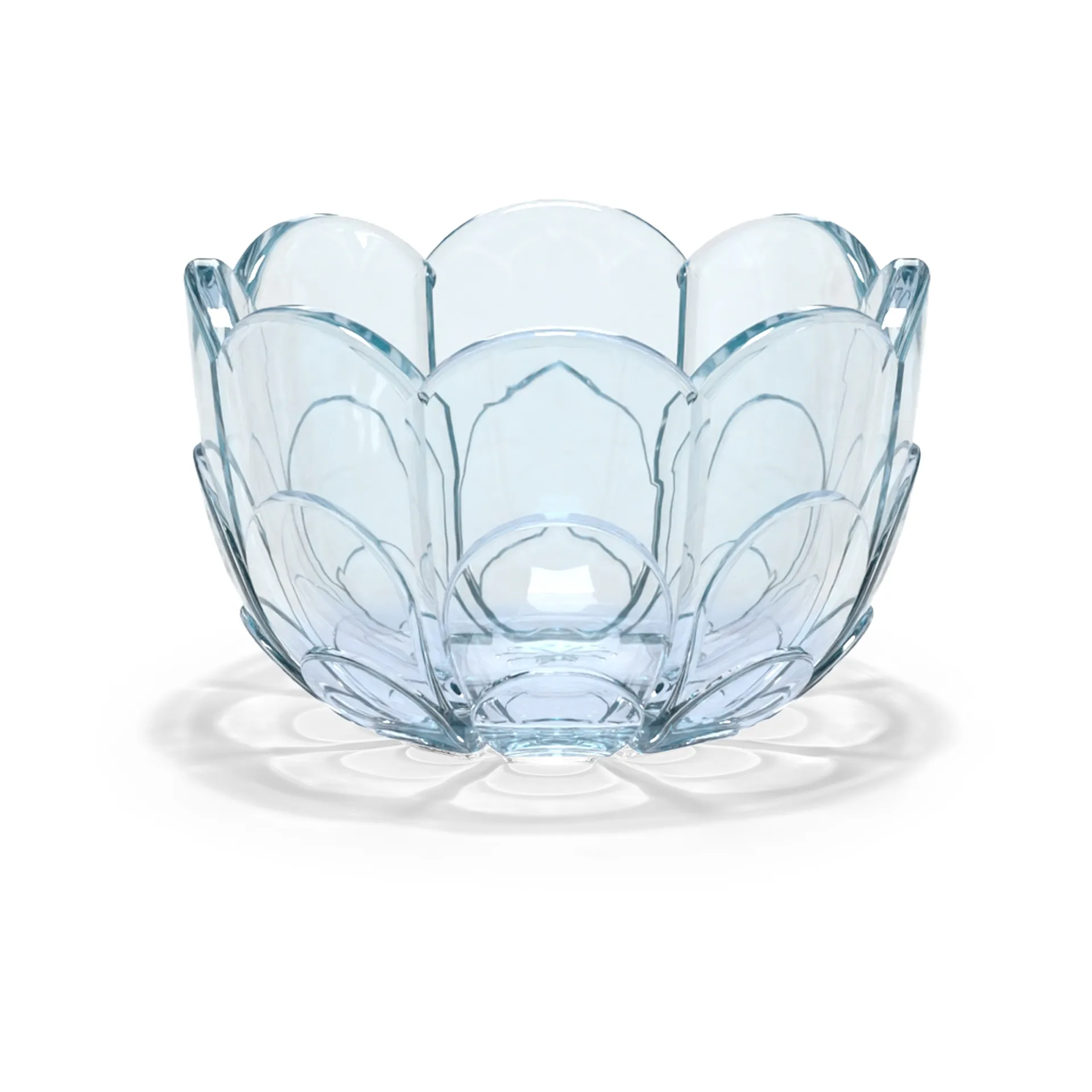 Lily waxinelichthouder Ø7 cm, Blue iris Holmegaard