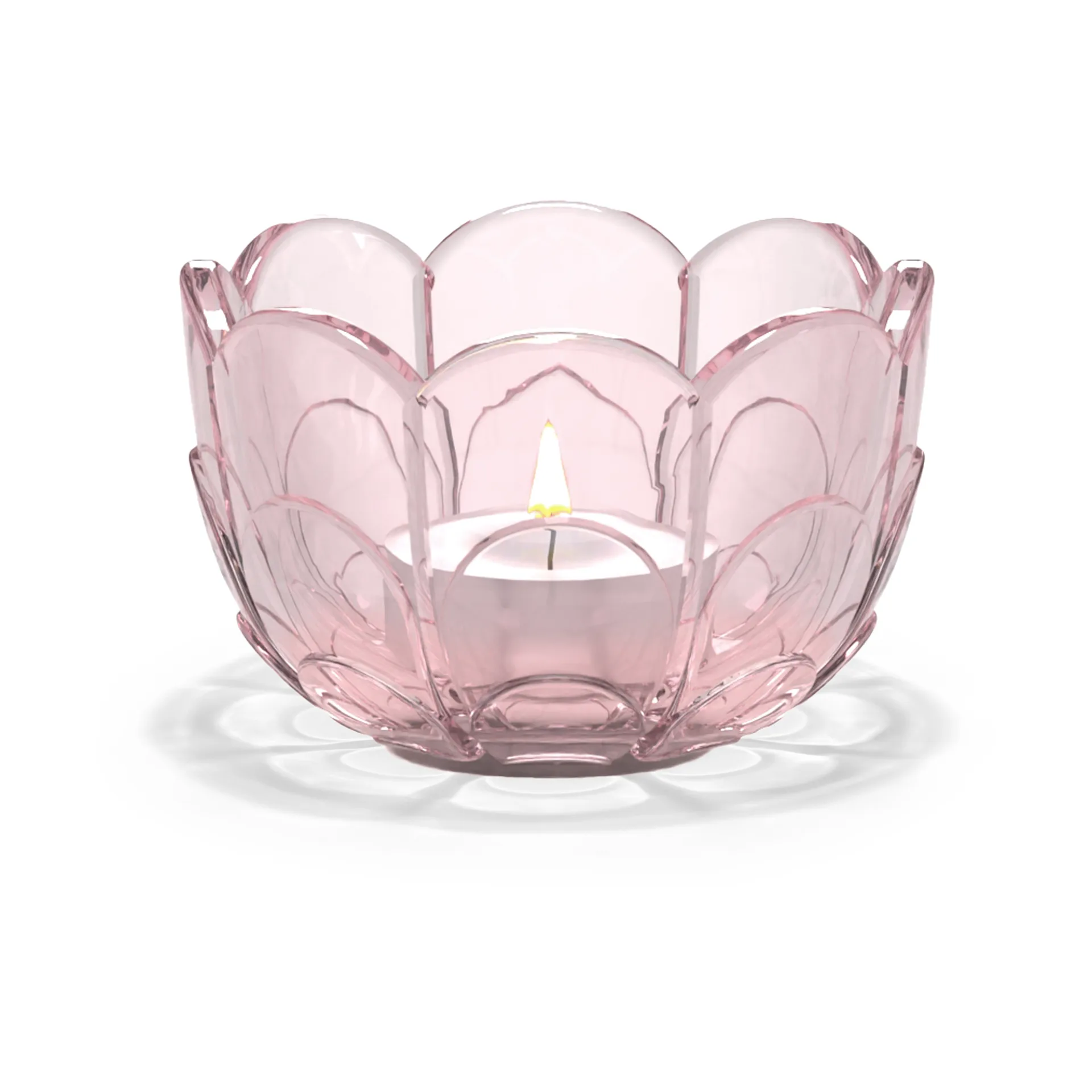 Lily waxinelichthouder Ø7 cm, Cherry blossom Holmegaard