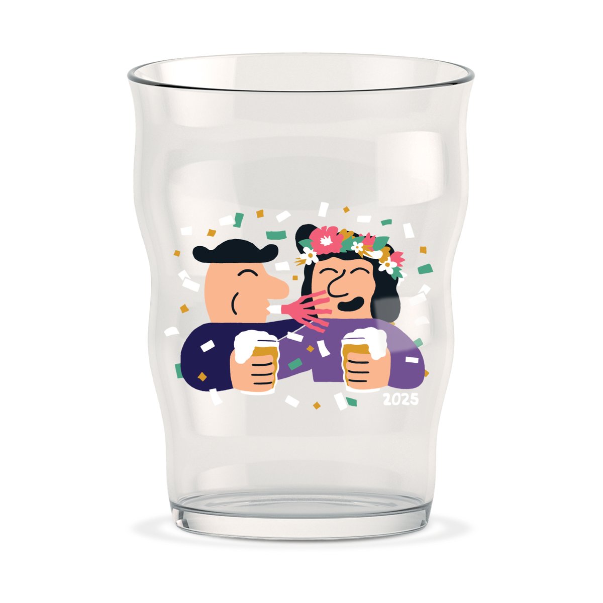 Holmegaard Mikkeller pint bierglas 40 cl 2025 | Scandinavisch Interieur | Bierglazen | Transparant
