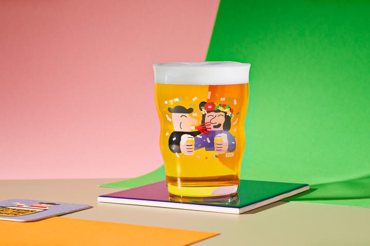 Mikkeller pint bierglas 40 cl, 2025 Holmegaard