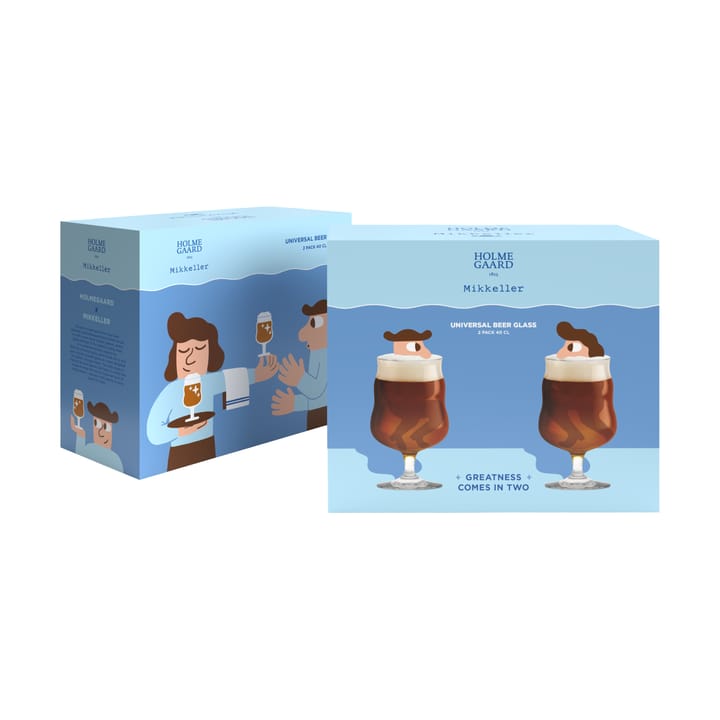 Mikkeller universal bierglas 2-pack, 40 cl Holmegaard