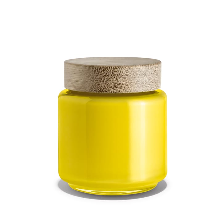 Palet opbergpot - 0,5 l. - geel - Holmegaard