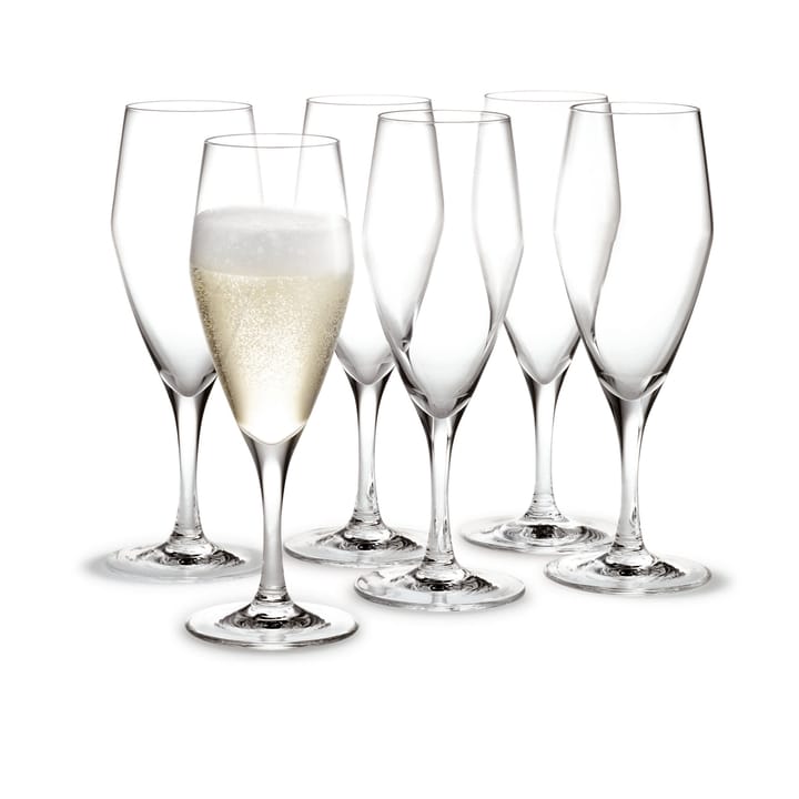 Perfection champagne glas 6-pack - 23 cl (12,5 cl) - Holmegaard
