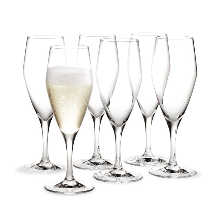Perfection champagneglas 23 cl 6-pack - Transparant - Holmegaard