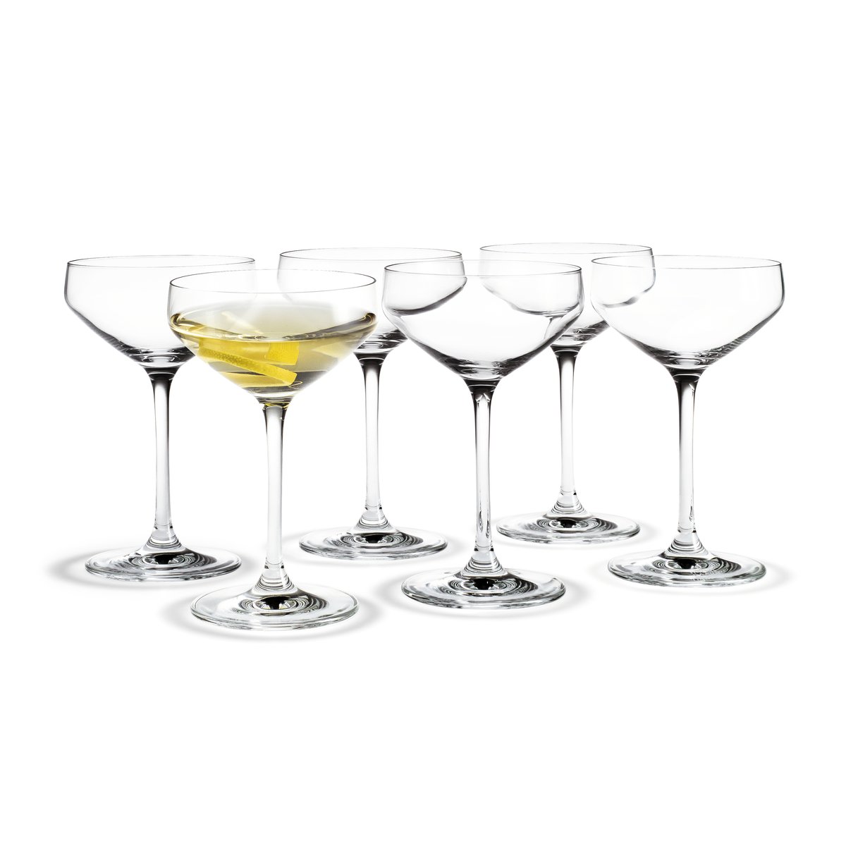 Holmegaard Perfection martiniglas 29 cl 6-pack Transparant