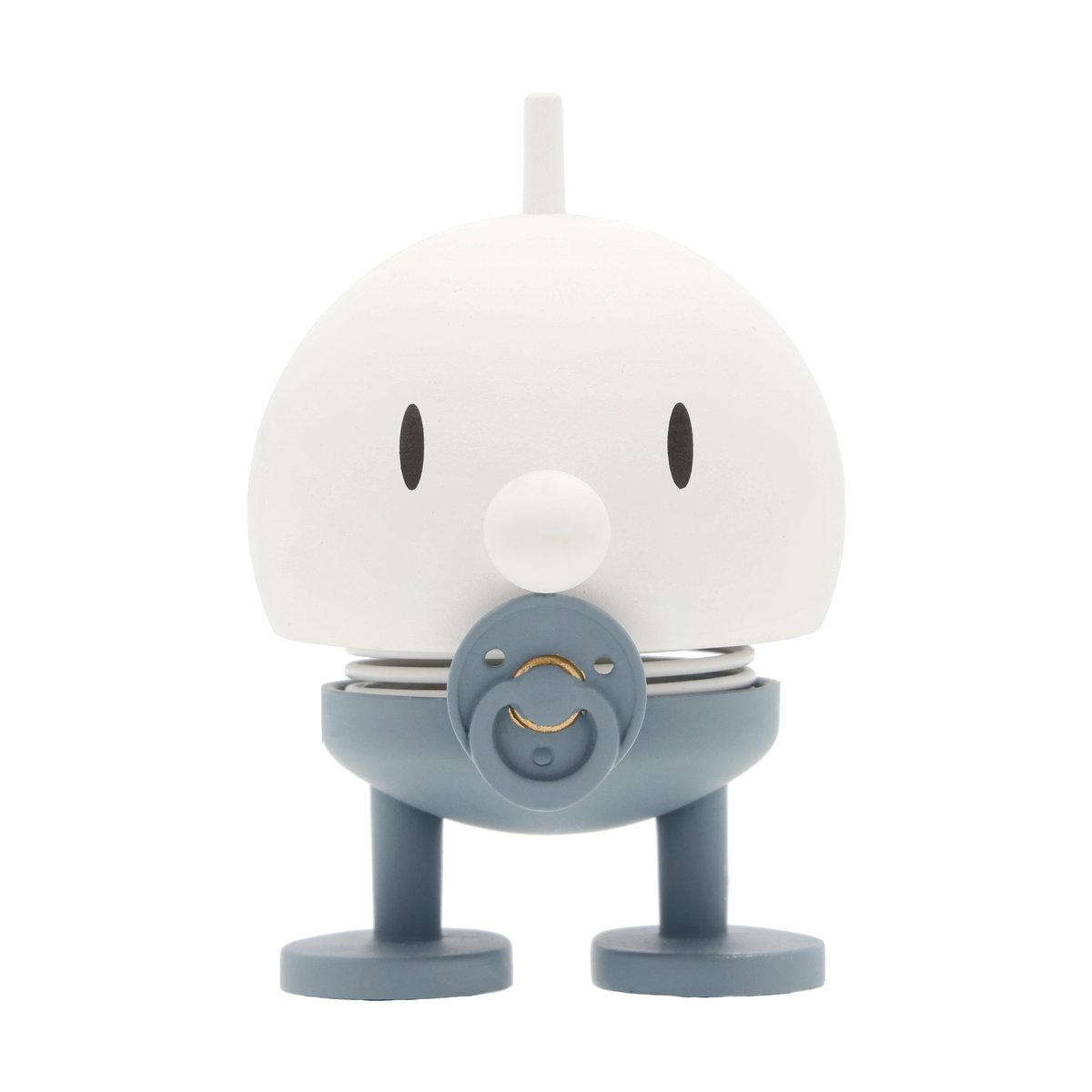 Hoptimist Baby Bumble S figuur Blue | Scandinavisch Interieur | Houten beelden | Blauw