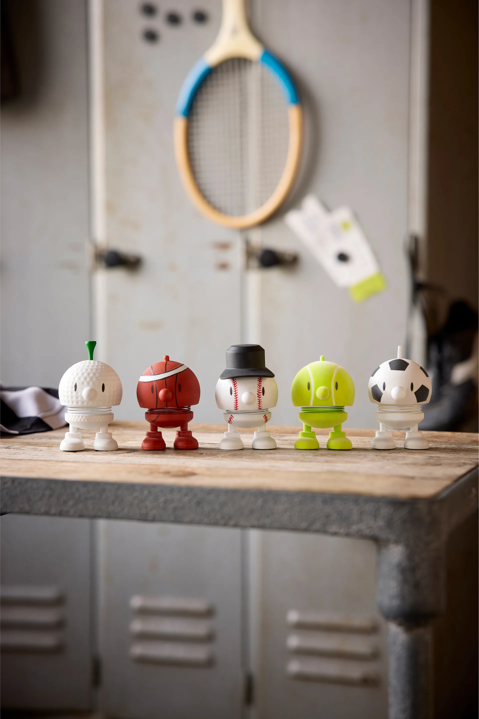 Hoptimist Baseball Bumble S figuur, White Hoptimist