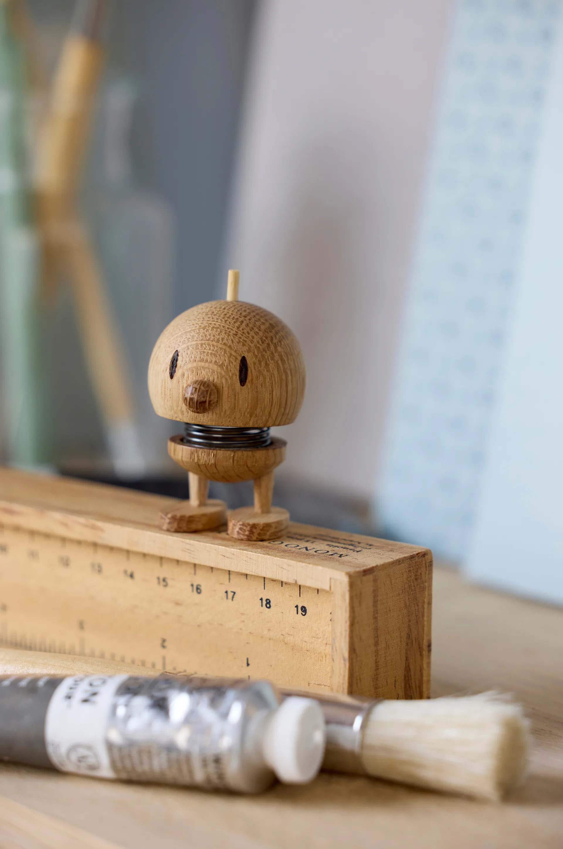 Hoptimist Bumble-figuur XS, Oak Hoptimist