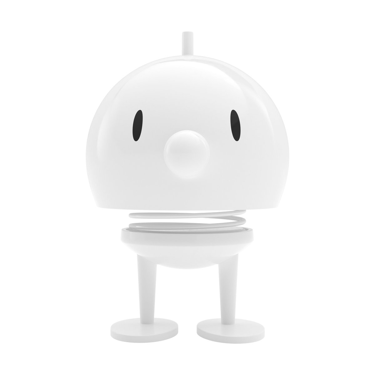 Hoptimist Bumble L figuur White | Scandinavisch Interieur | Houten beelden | Wit