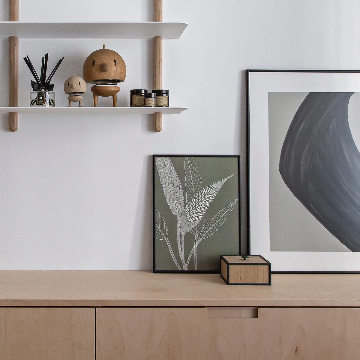 Hoptimist Bumble M figuur, Raw oak Hoptimist