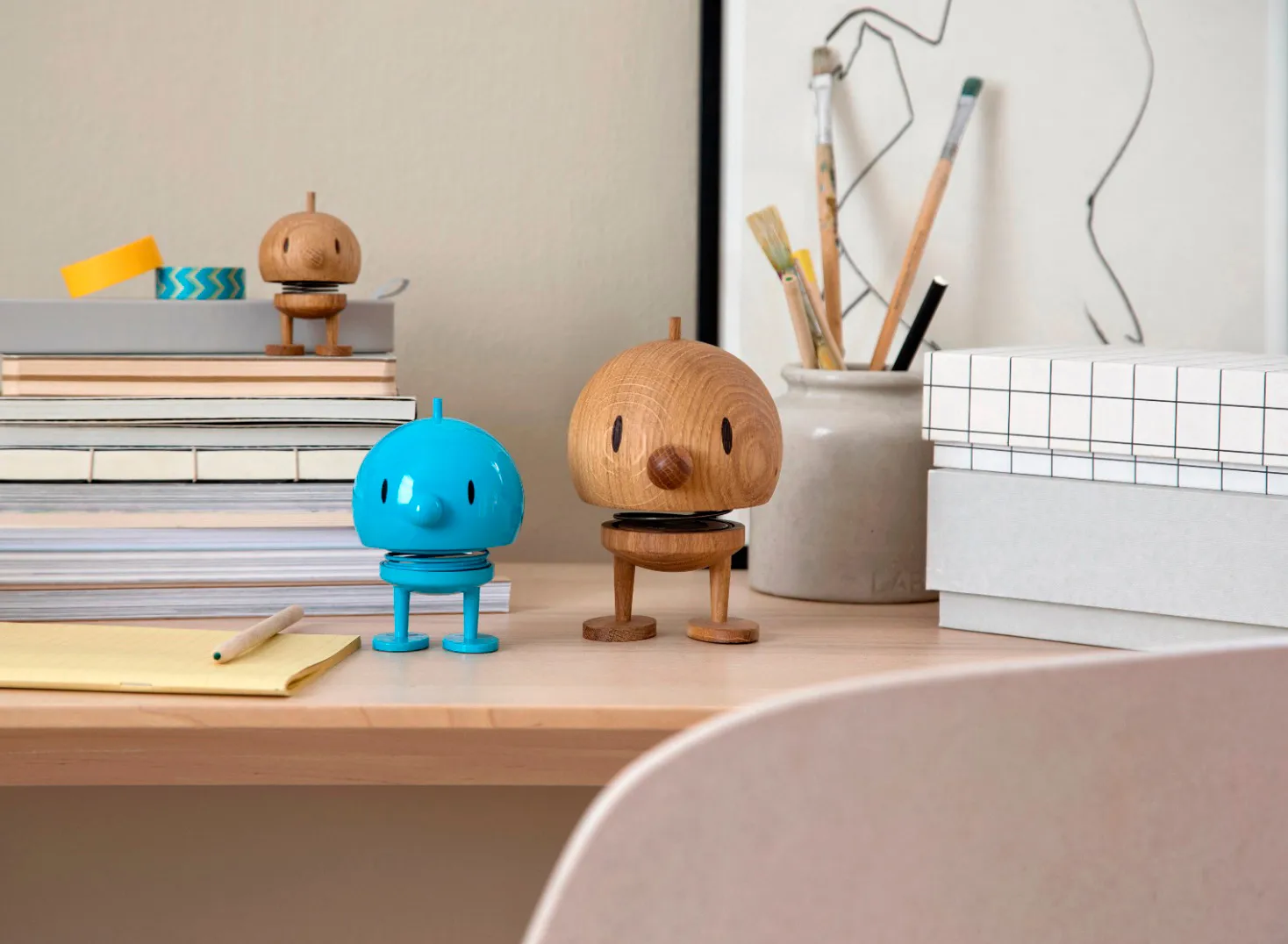 Hoptimist Bumble S figuur, Oak Hoptimist