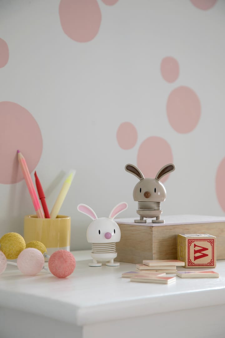 Hoptimist Bunny figuur 9 cm, White Hoptimist