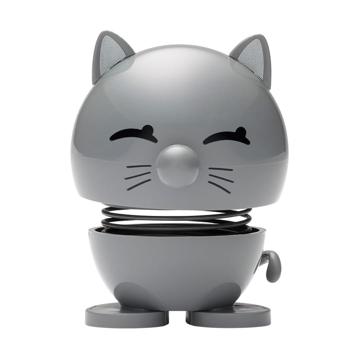 Hoptimist Cat figuur 7,3 cm - Cool grey - Hoptimist