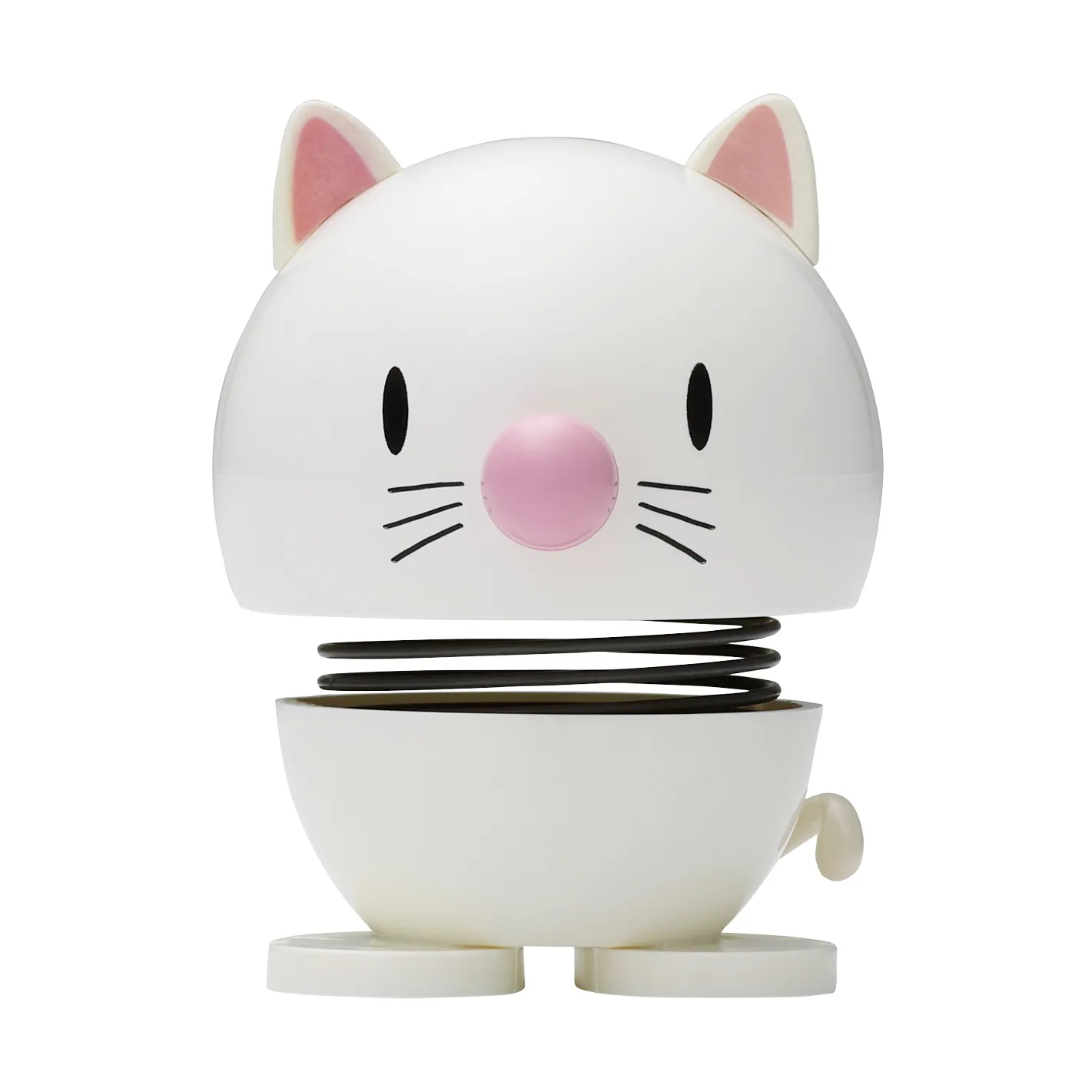 Hoptimist Cat figuur 7,3 cm, White Hoptimist