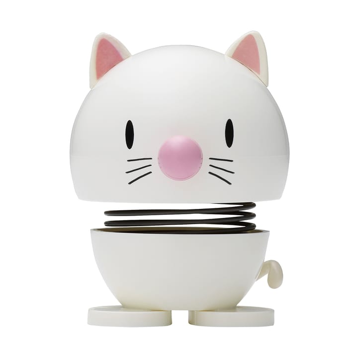 Hoptimist Cat figuur 7,3 cm - White - Hoptimist