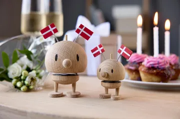 Hoptimist Celebration Bumble figuur - M, raw oak - Hoptimist