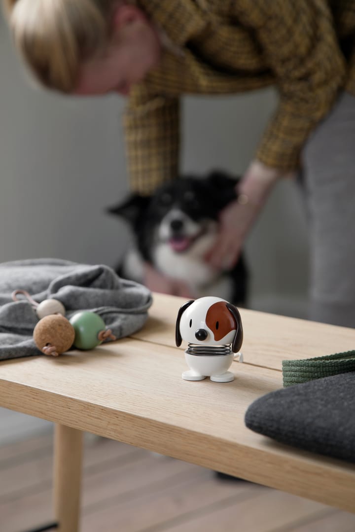 Hoptimist Dog figuur 6,9 cm, White Hoptimist