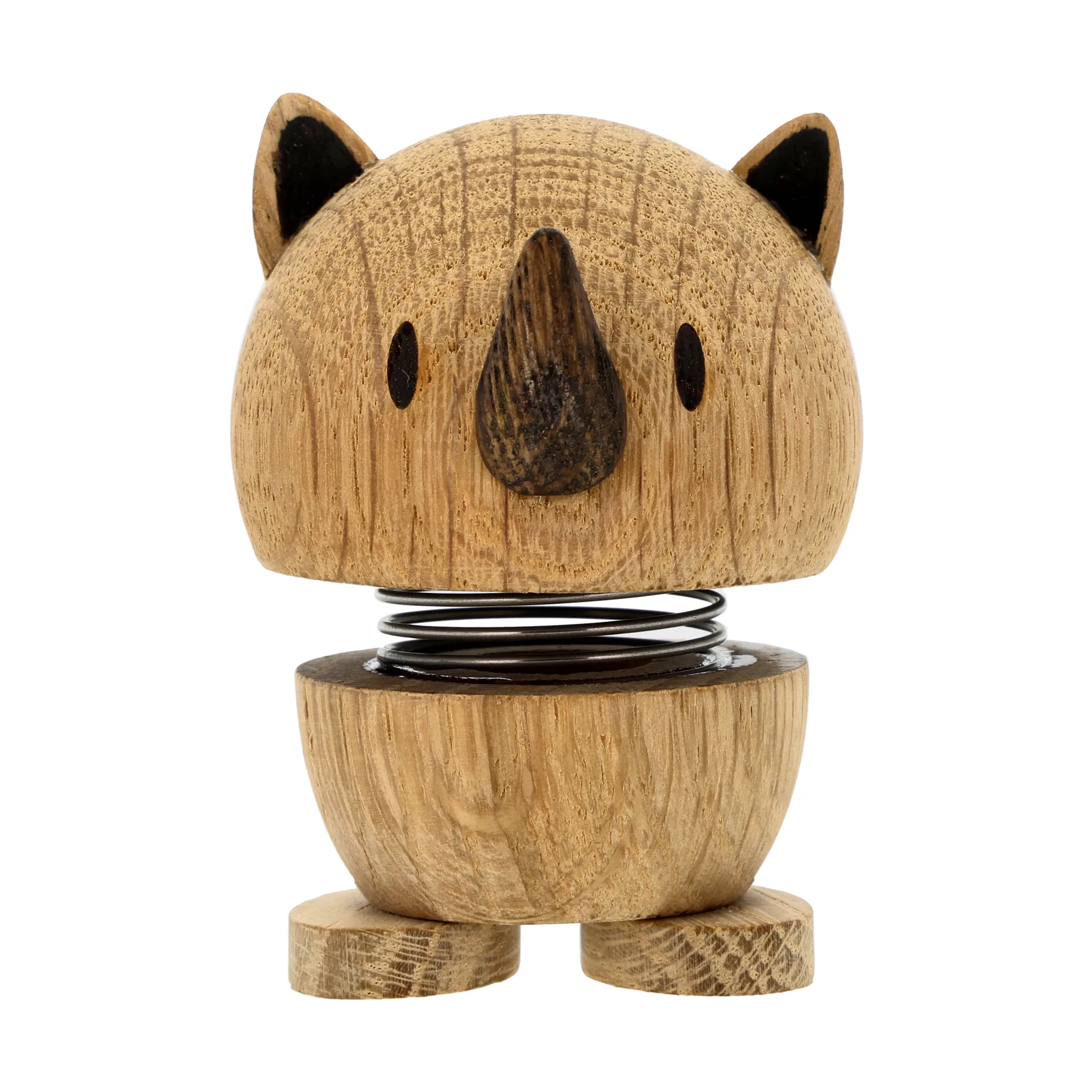 Hoptimist figuur S, Rhino, oak Hoptimist