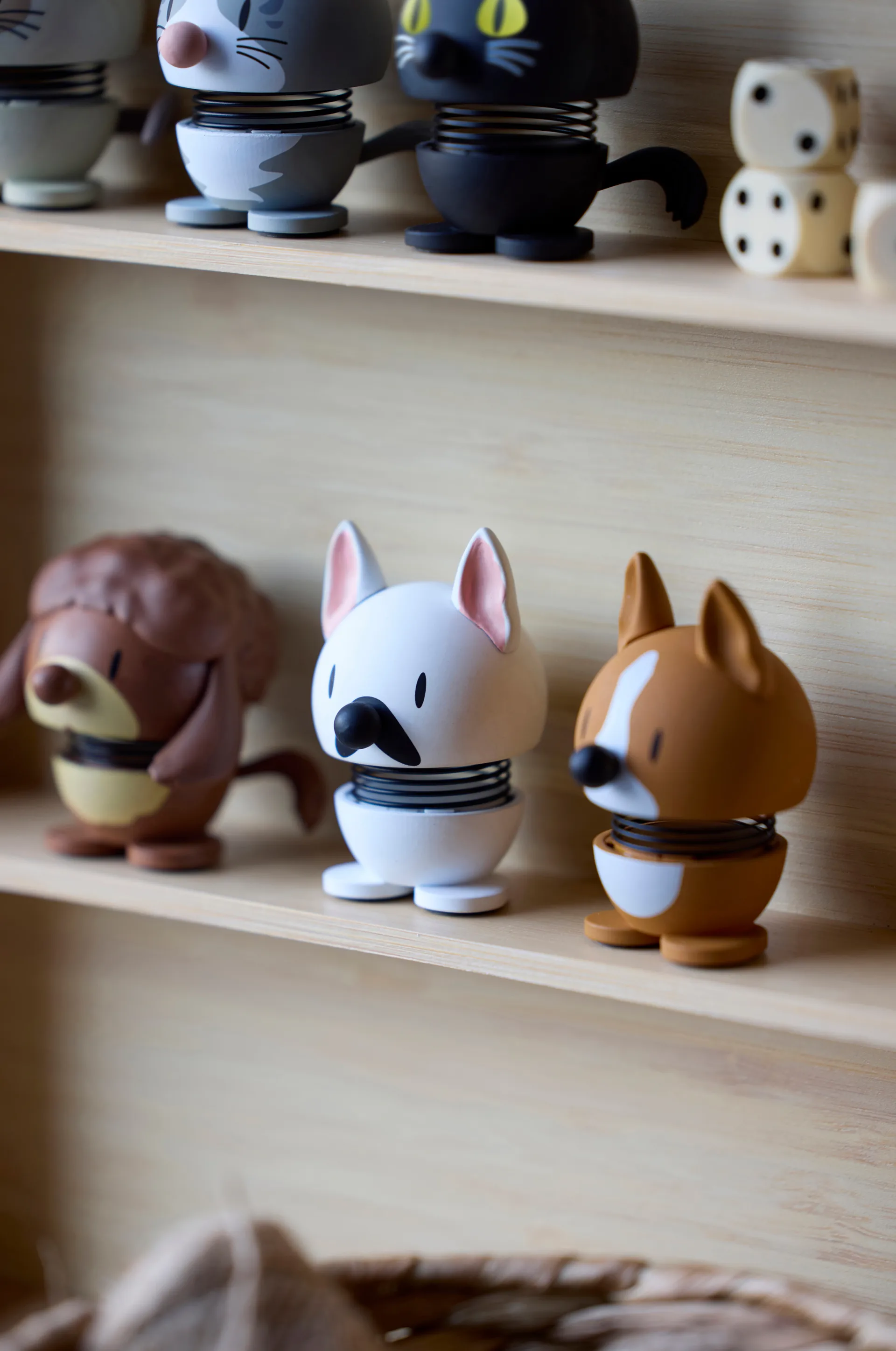 Hoptimist figuur XS, Corgi, brown Hoptimist