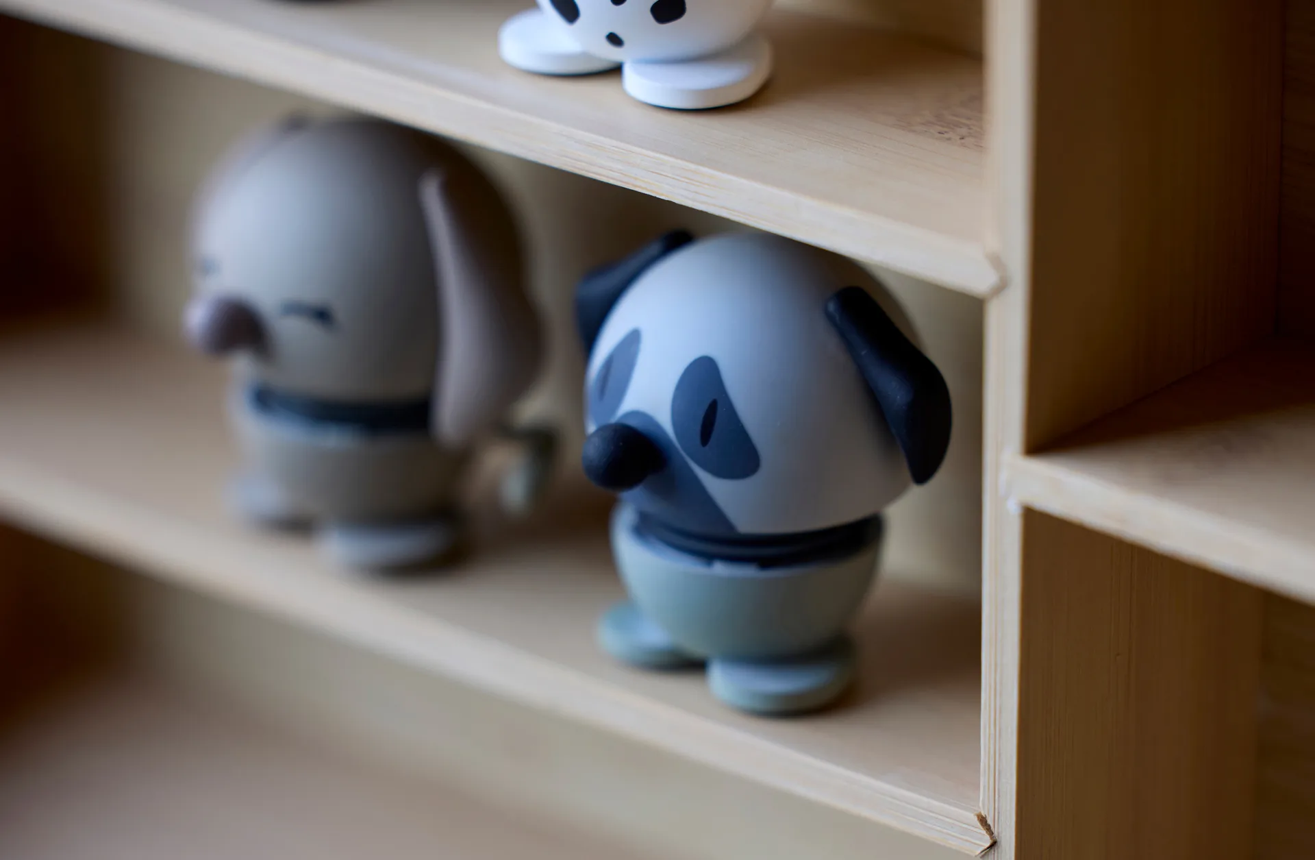 Hoptimist figuur XS, Pug, grey Hoptimist