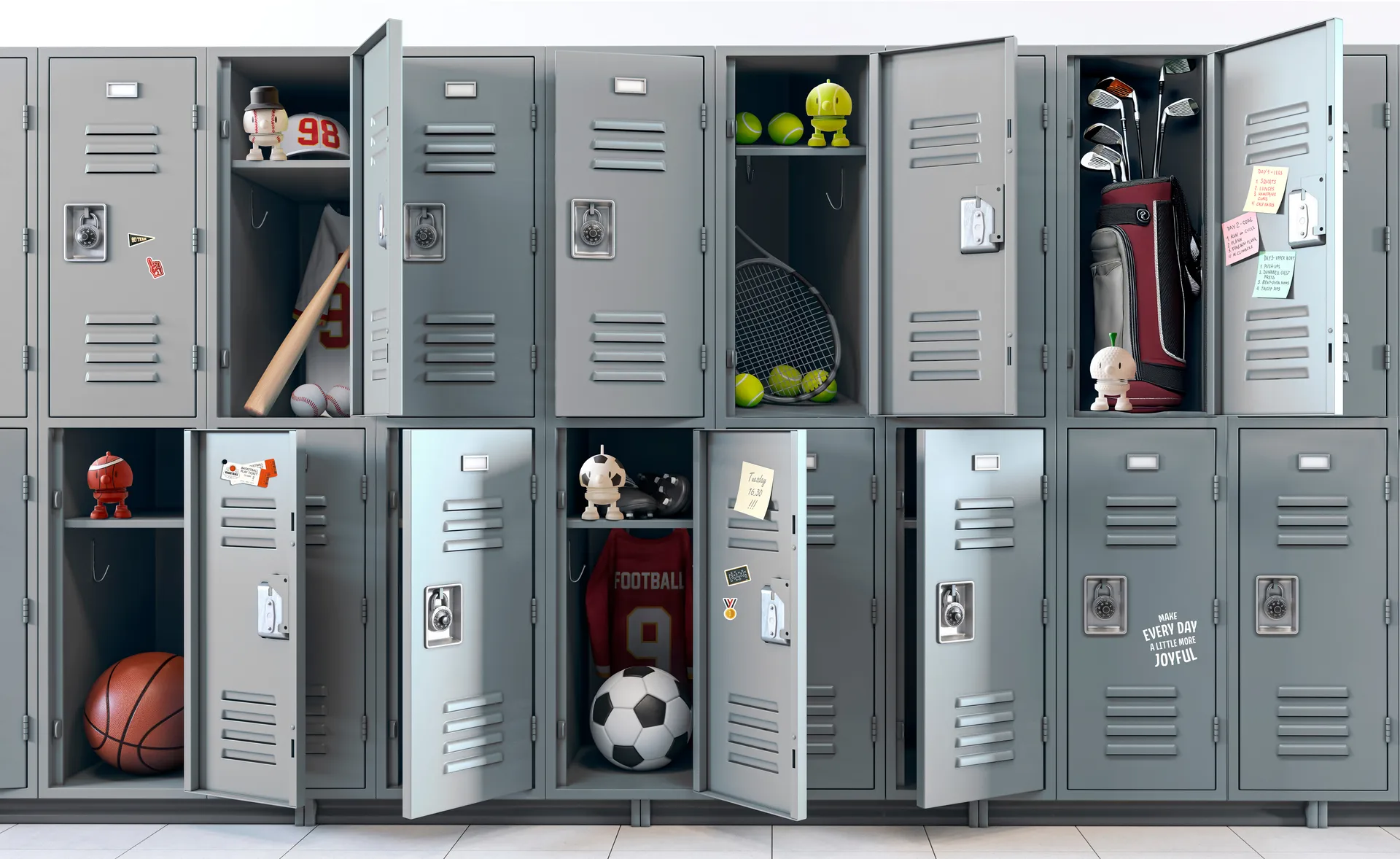 Hoptimist Golf Bumble S figuur, White Hoptimist