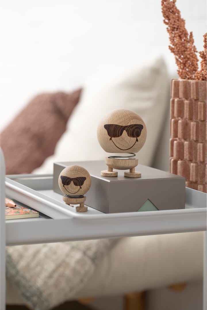 Hoptimist Smiley Cool M figuur - Raw oak - Hoptimist